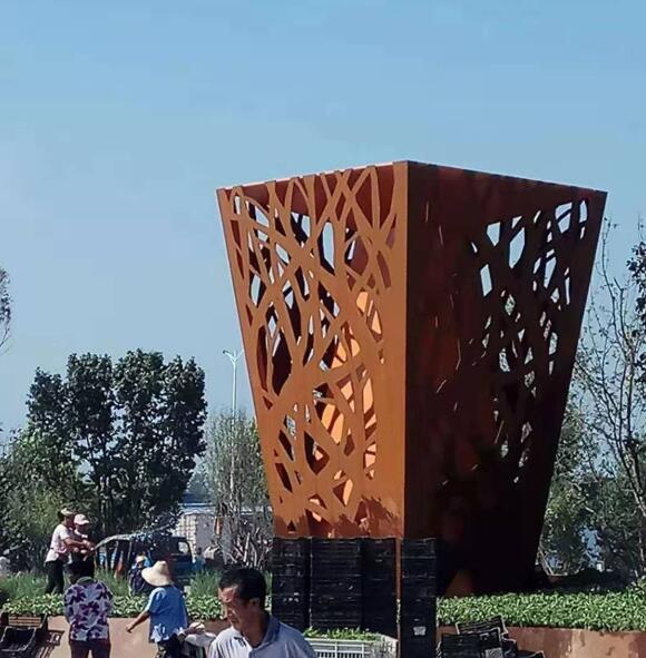 五河耐候钢板雕塑
